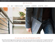 Tablet Screenshot of alisanacpa.com